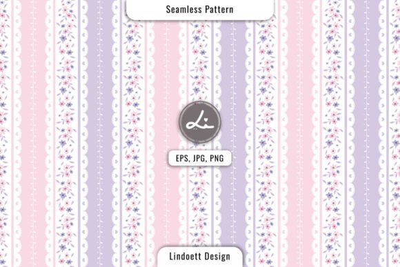 Embracing Softness: The Enduring Appeal of the Pastel Stripe Floral Seamless Pattern