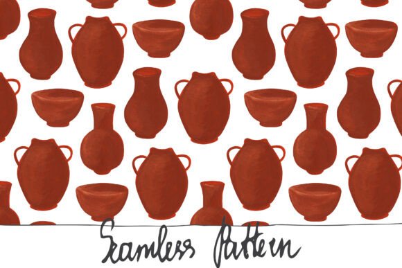 Evaluating the Clay Pots Seamless Pattern for Professional Design Projects