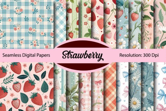 Evaluating the Practical Value of Grandmillennial Strawberry Digital Paper