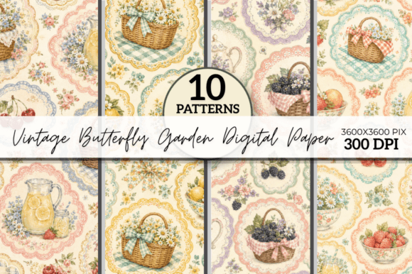 Evaluating the Vintage Garden Digital Paper Bundle for Creative Projects