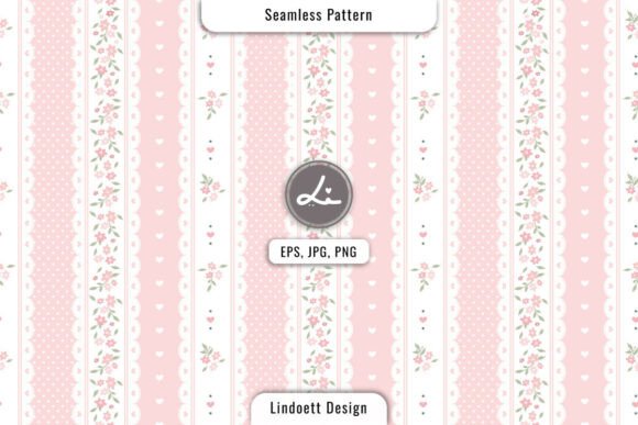 Strategic Application of the Delicate Pink Floral Seamless Pattern in Modern Branding