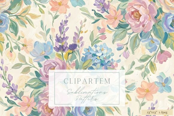 Strategic Application of the Pastel Painterly Floral Seamless Pattern in Modern Design