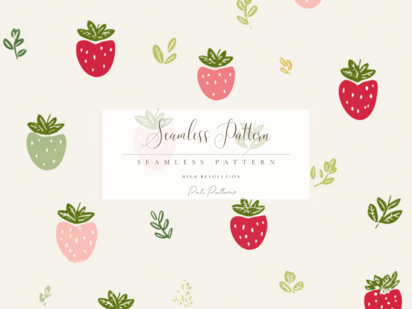 Strategic Design Decisions: Leveraging the Cute Strawberry Seamless Pattern PNG with Background