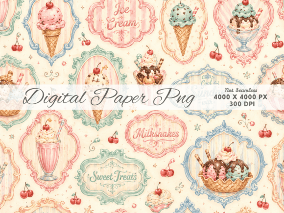 Unlocking Creativity with Romantic Parisian Dessert Digital Paper