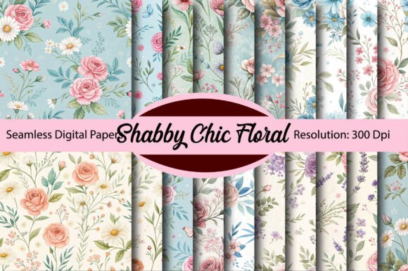 Unlocking Creativity with Shabby Chic Floral Amazing Digital Paper