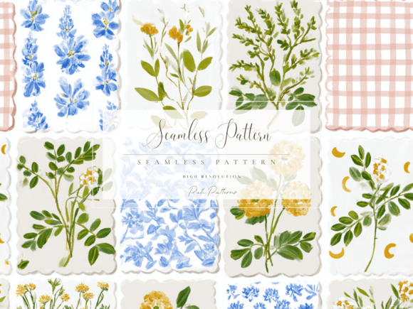 Unlocking Spring Vibes: How the Seamless Floral Grid Pattern PNG Transforms Your Creative Projects