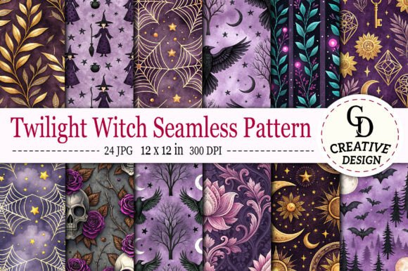 Unlocking the Magic of Digital Design: A Guide to the Twilight Witch Seamless Pattern