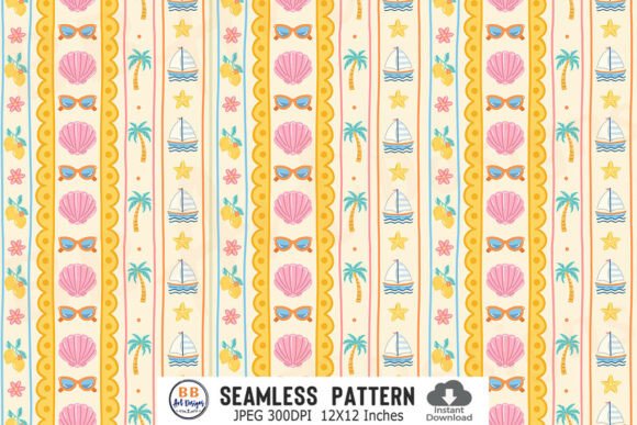 Unlocking the Potential of Digital Seashell Summer Beach Patterns for Creative Projects